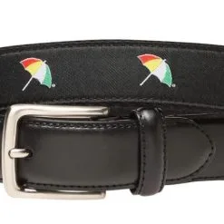Arnold Palmer Men's Embroidered Logo Web Belts